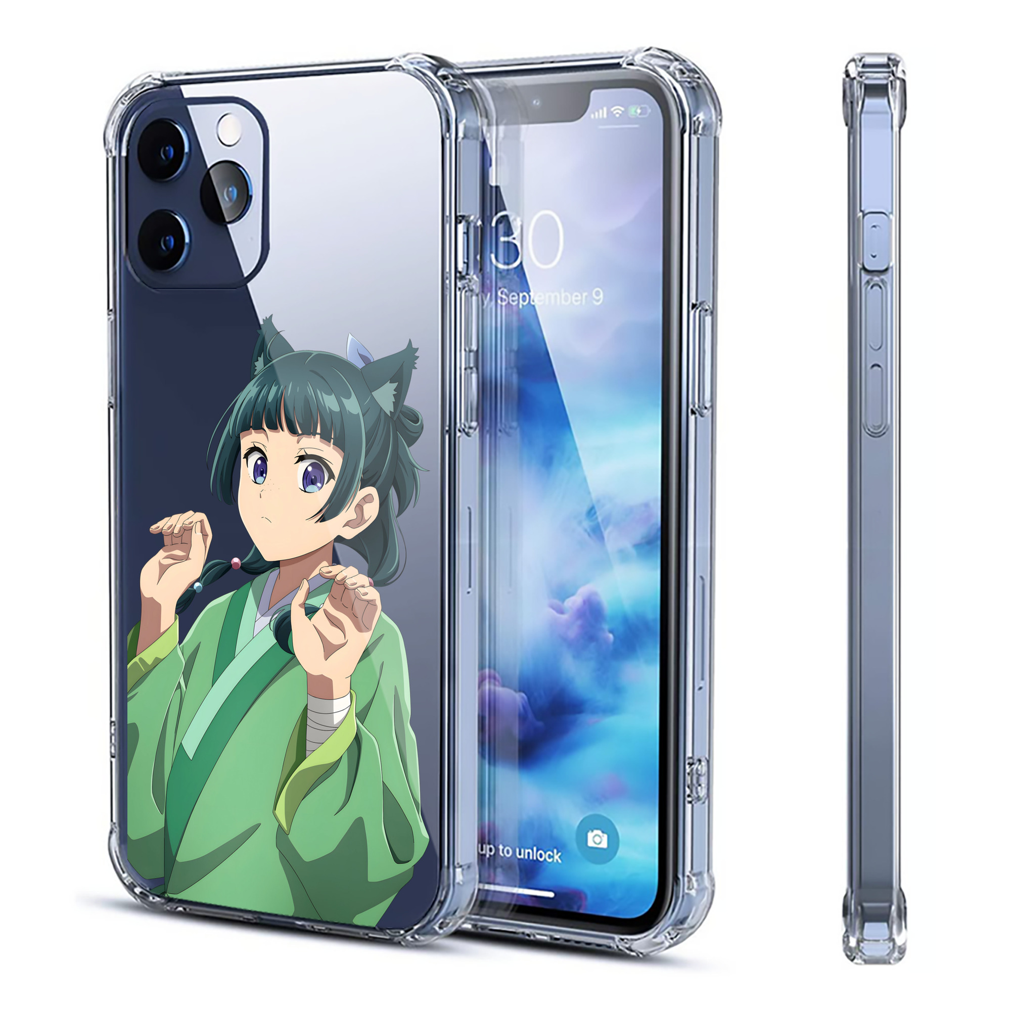 （画像用） 薬屋のひとりごと The Apothecary Diaries 【iPhone 12シリーズ対応】透明スマホケース（クリアソフトケース）